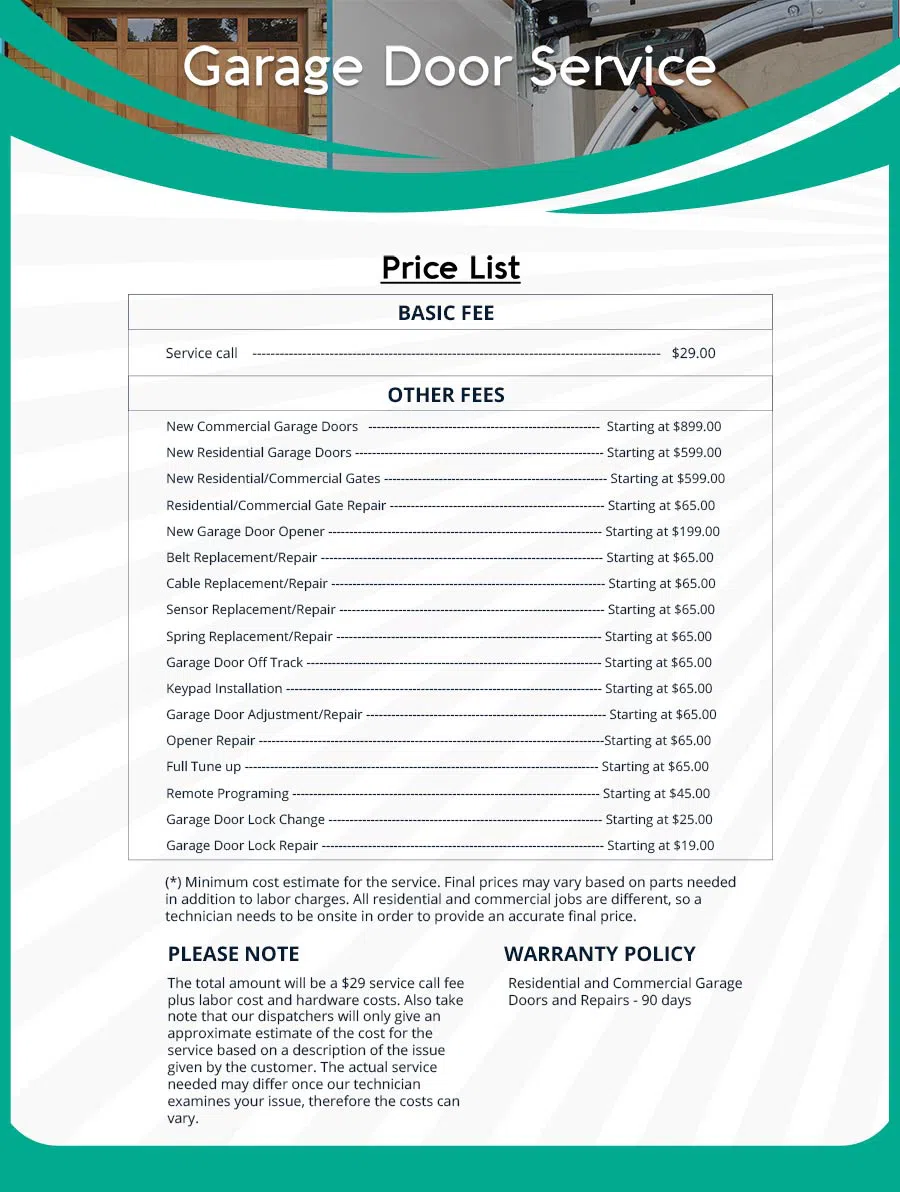 Central Garage Door Service Township Of Washington, NJ 201-509-4570